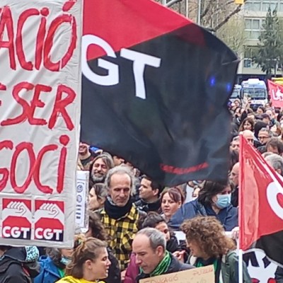CGT crida a secundar la vaga educativa perquè “sense organització, ni lluita des de la base no hi ha dignitat&nbsp;educativa”