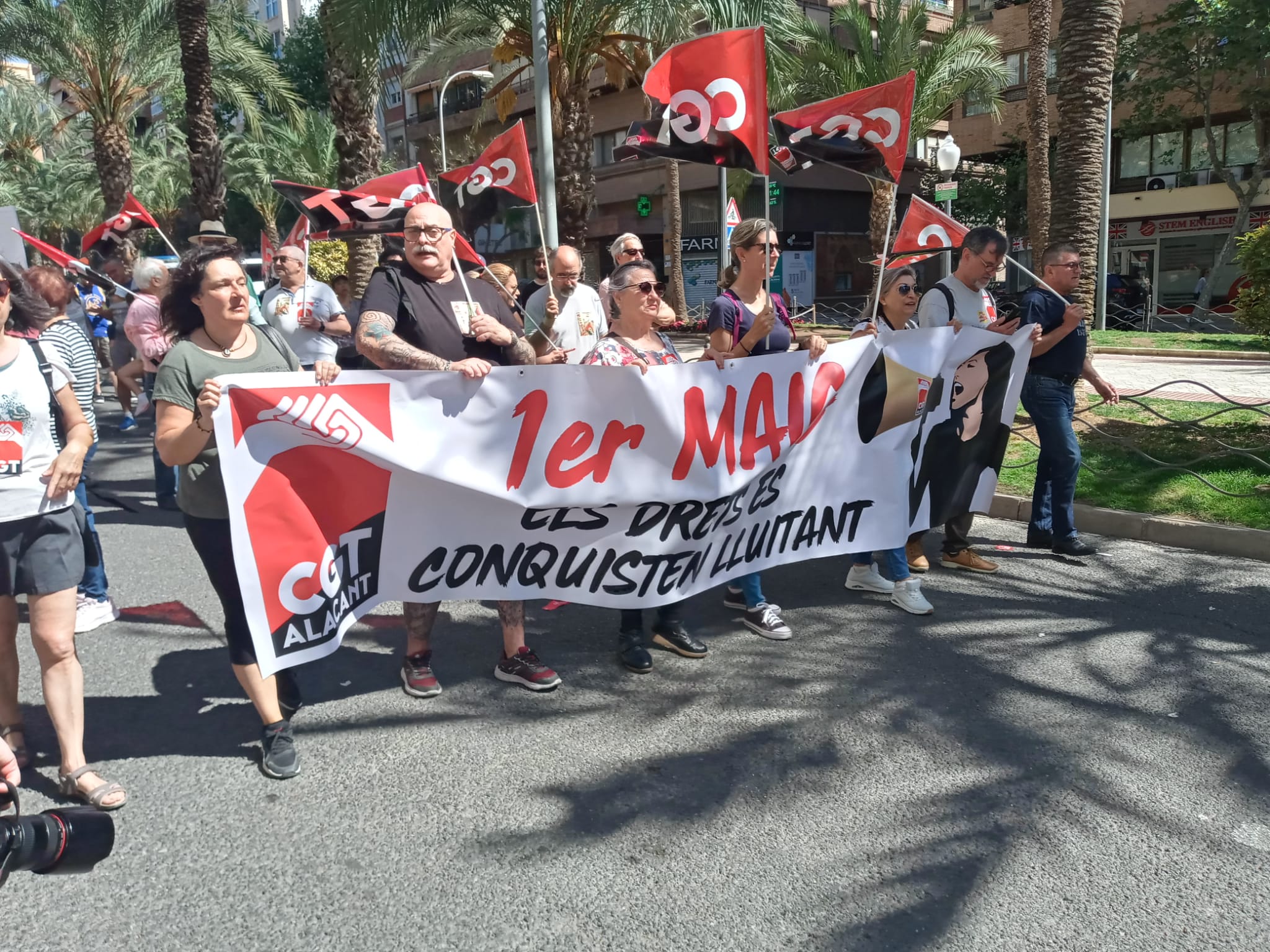 CGT sale a la calle en Alicante el 1º de Mayo – CGT Alacant