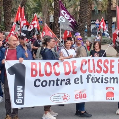 CGT Alicante se manifiesta en la calle el 1º de&nbsp;Mayo
