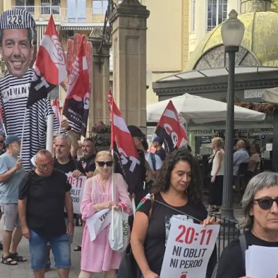CGT realitza una caminada silenciosa a Alacant en record de les víctimes de la DANA i suport als seus&nbsp;familiars